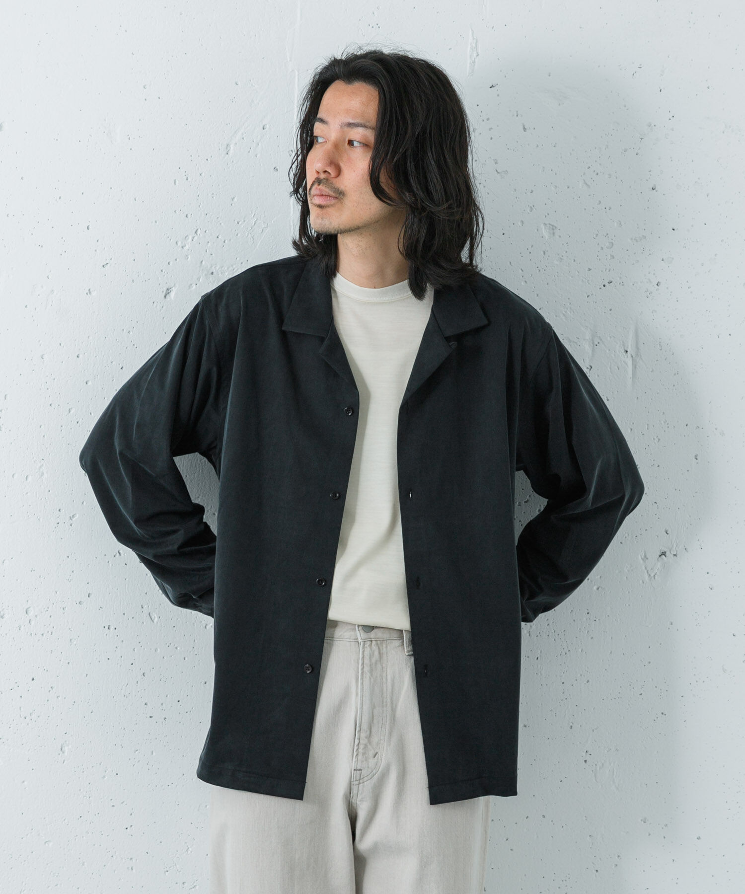 URBAN RESEARCH「WASHABLE CUPRO O/C SHIRTS」|シャツ・ブラウス|