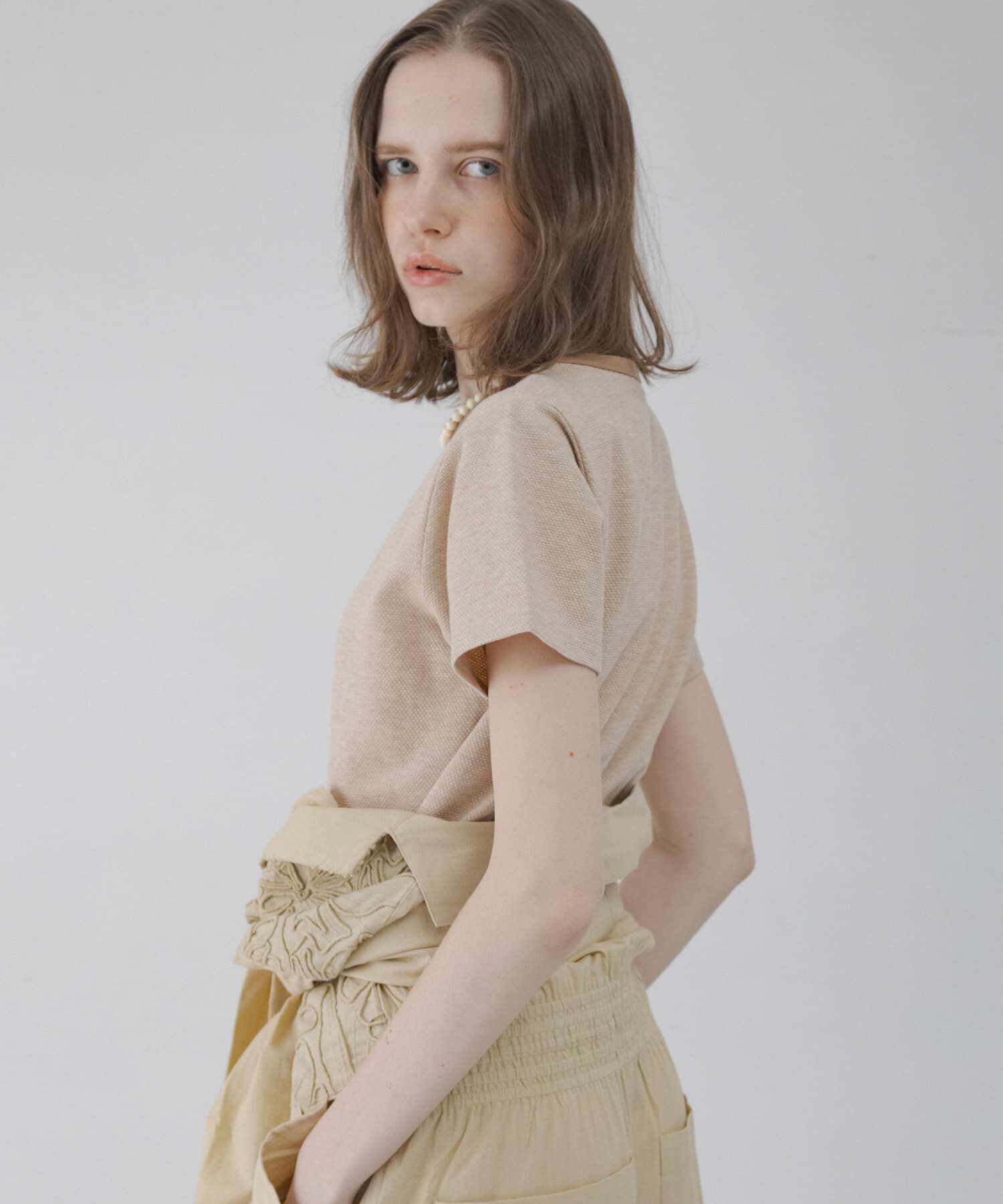 Sonny Label 「ジャガードアソートコンパクトTシャツ」|Tシャツ・カットソー|