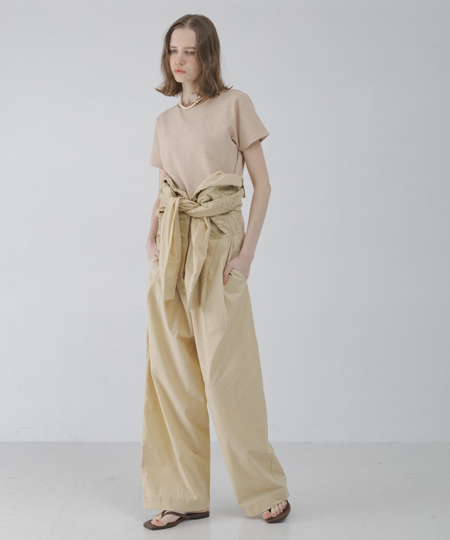 Sonny Label 「ジャガードアソートコンパクトTシャツ」|Tシャツ・カットソー|