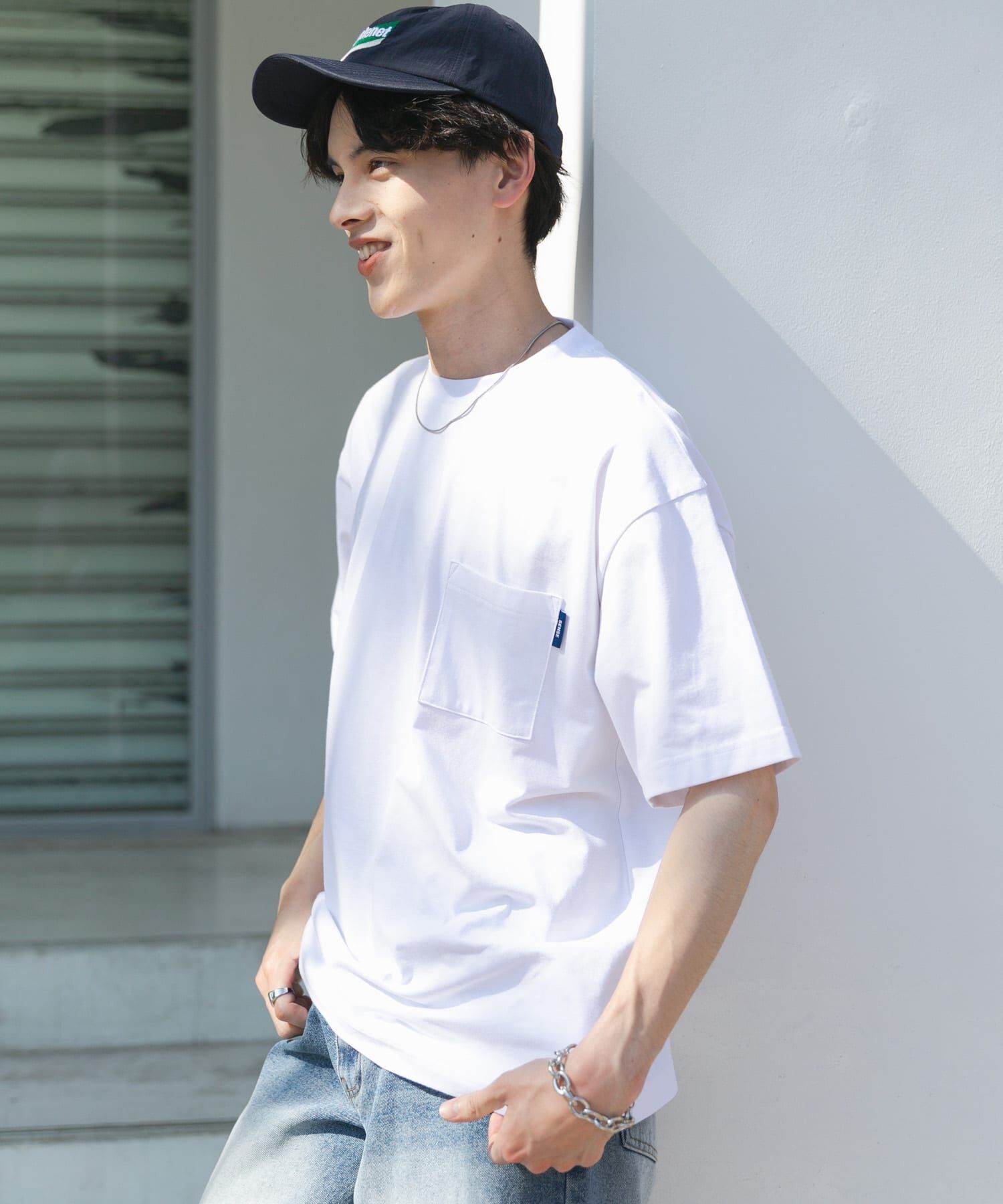 SENSE OF PLACE by URBAN RESEARCH「『UR TECH ひやサラクール』リラックスポケTシャツ」|Tシャツ・カットソー|