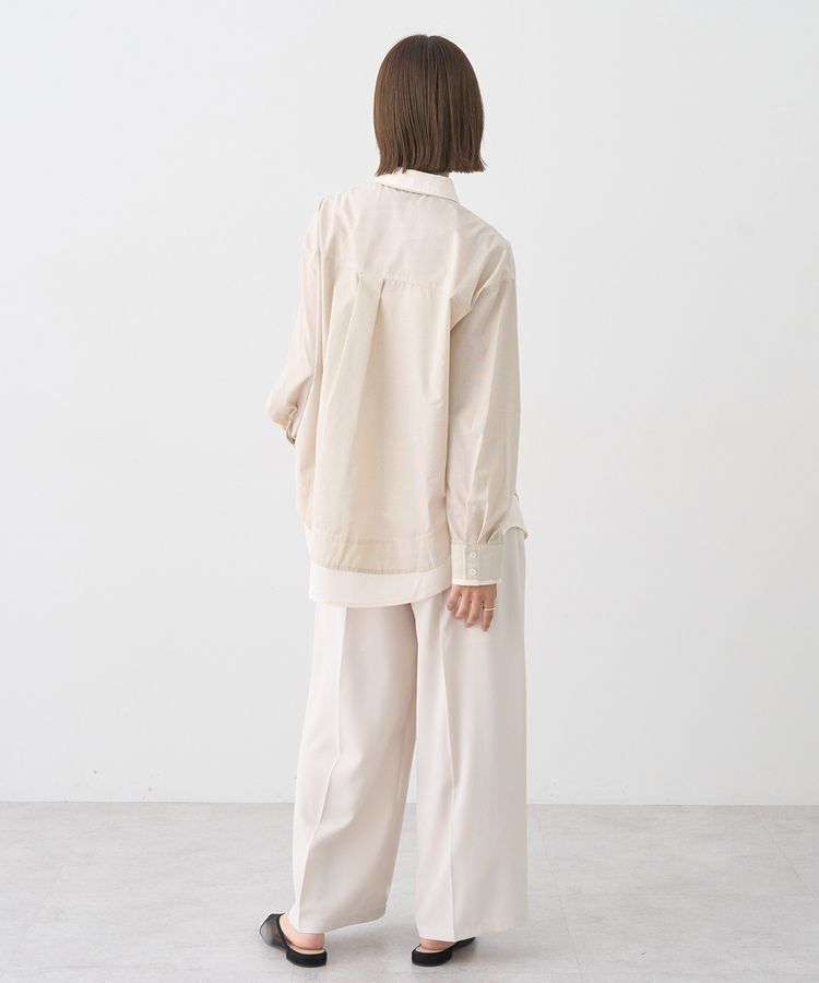 earth music&ecology「レイヤードストライプシャツ」|シャツ・ブラウス|