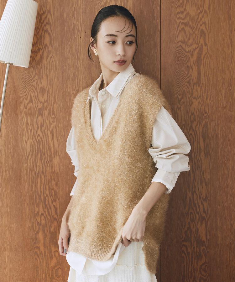 earth music&ecology「レイヤードストライプシャツ」|シャツ・ブラウス|