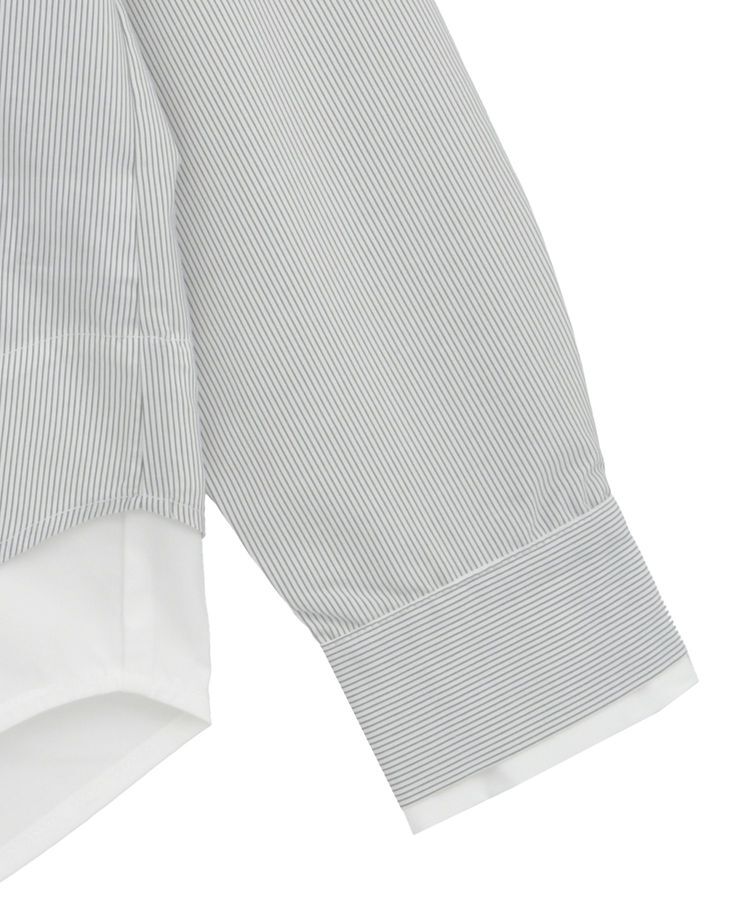 earth music&ecology「レイヤードストライプシャツ」|シャツ・ブラウス|