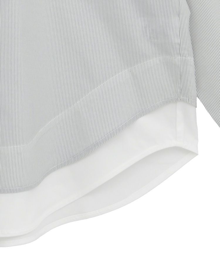 earth music&ecology「レイヤードストライプシャツ」|シャツ・ブラウス|