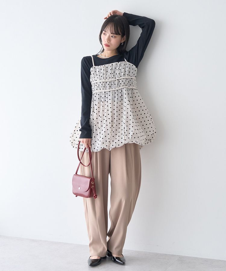 earth music&ecology「サイドギャザープルオーバー」|Tシャツ・カットソー|