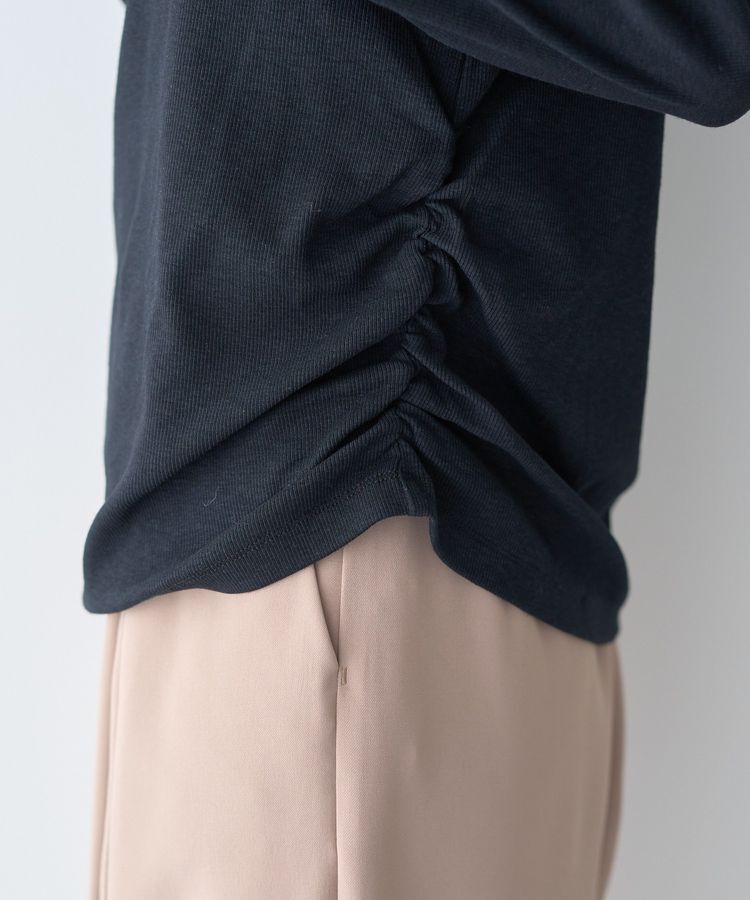 earth music&ecology「サイドギャザープルオーバー」|Tシャツ・カットソー|