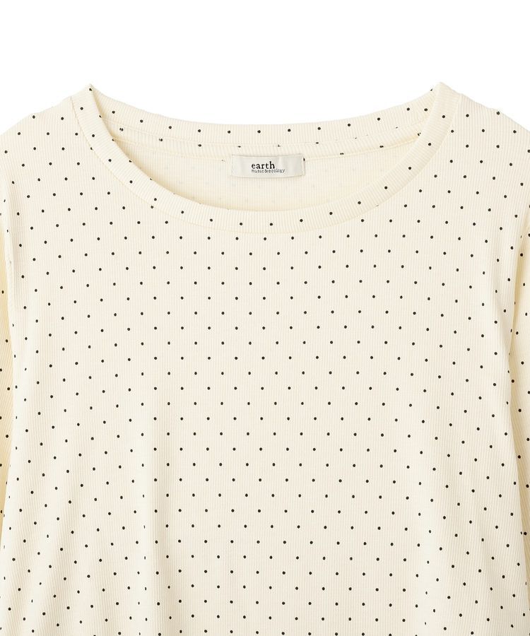 earth music&ecology「サイドギャザープルオーバー」|Tシャツ・カットソー|