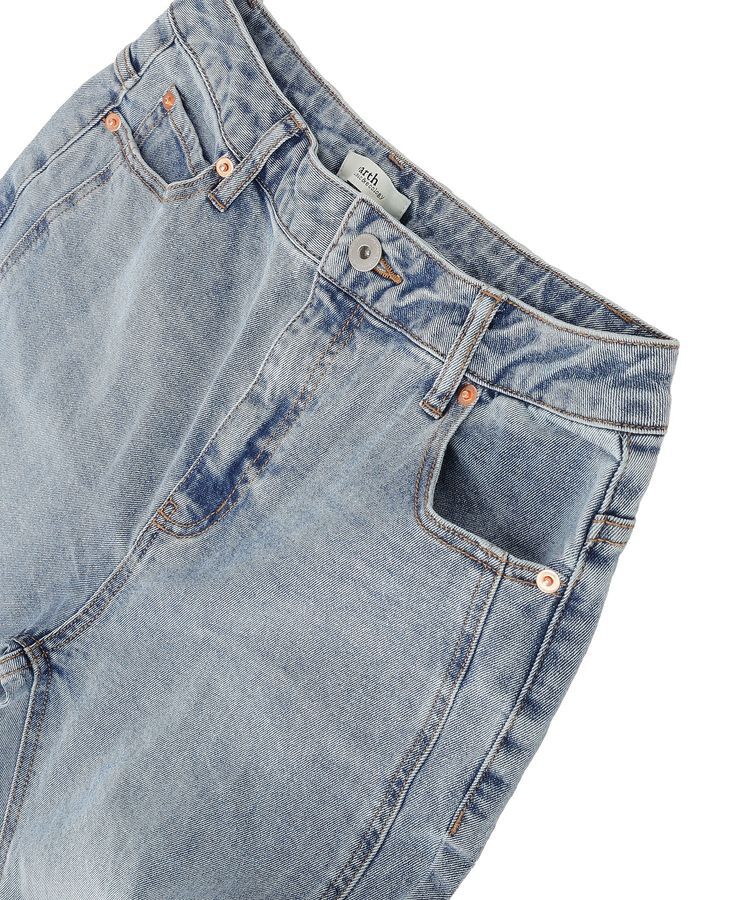 earth music&ecology「切り替えフレアデニムパンツ」|デニム|