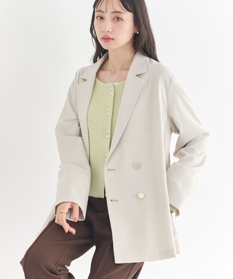 earth music&ecology「アソート金ボタンジャケット」|テーラードジャケット|