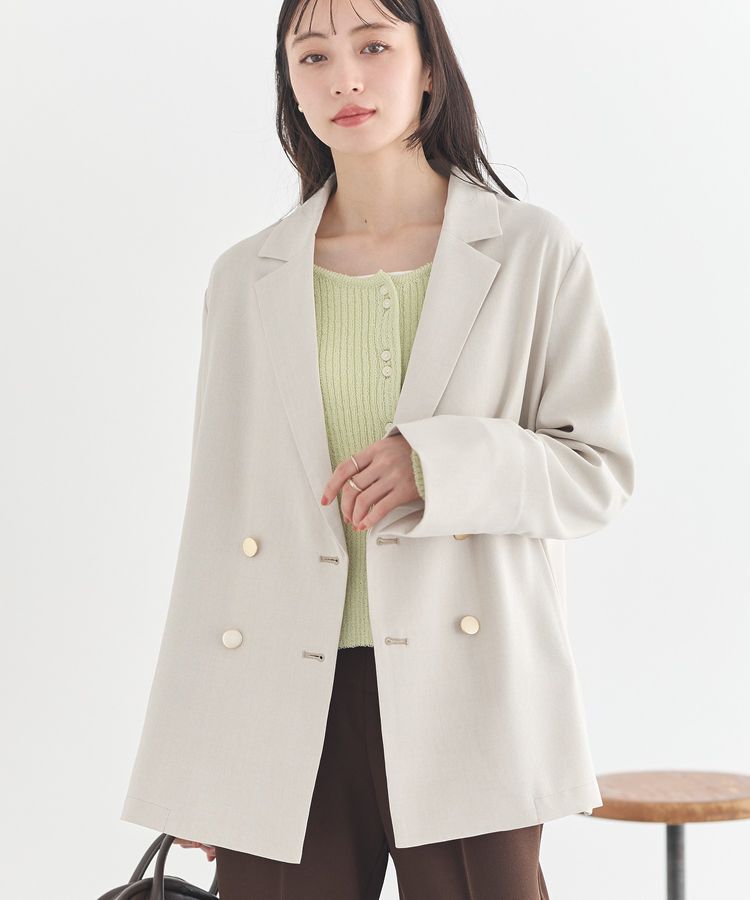 earth music&ecology「アソート金ボタンジャケット」|テーラードジャケット|