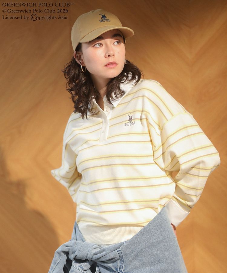 Green Parks「GREENWICH POLO CLUB(TM)布帛ドッキングポロニットプルオーバー」|Tシャツ・カットソー|