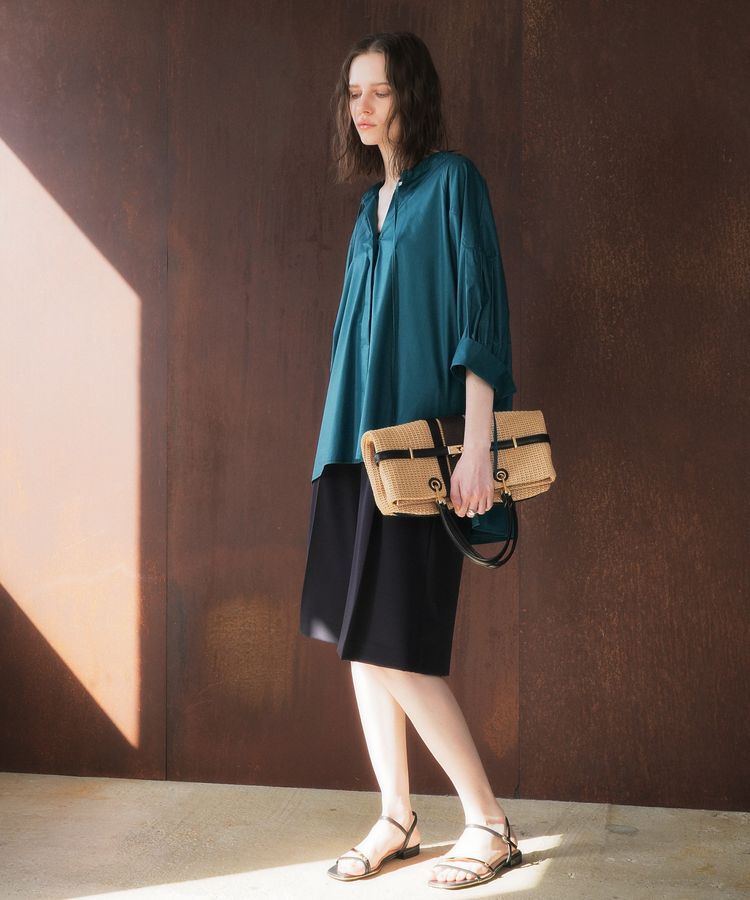 YECCA VECCA「【A4対応】2wayライントートバッグ」|トートバッグ|