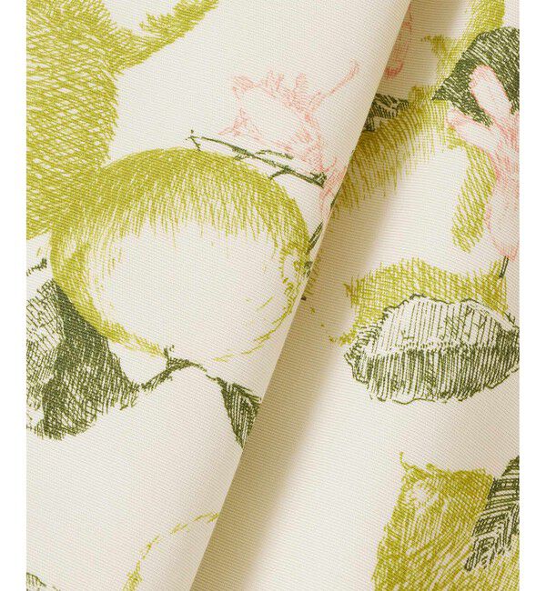 LOULOU WILLOUGHBY「【LOULOU WILLOUGHBY】RATTIレモン柄ステンカラーコート」|ダッフルコート|