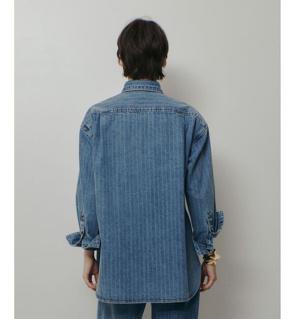 allureville「【ATELIER Line】デニムビッグポケットシャツ」|シャツ・ブラウス|
