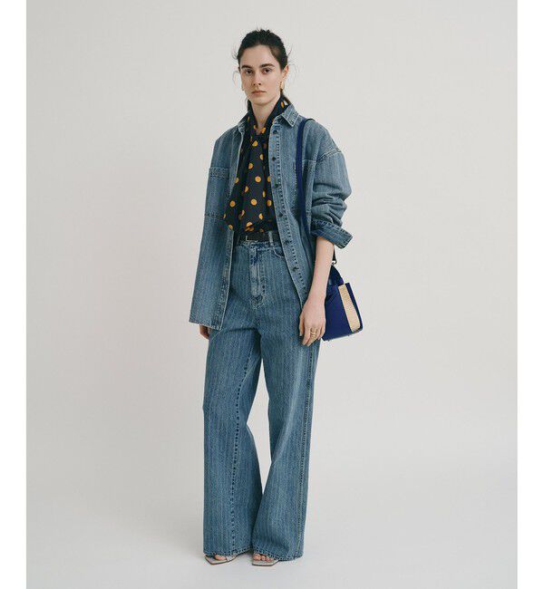 allureville「【ATELIER Line】デニムビッグポケットシャツ」|シャツ・ブラウス|