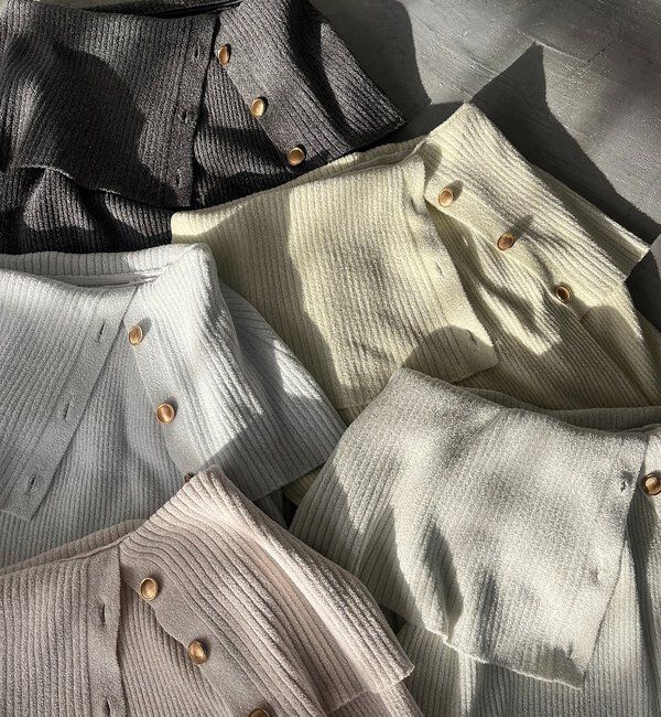  「オフショルラメニット」|ニット・セーター|