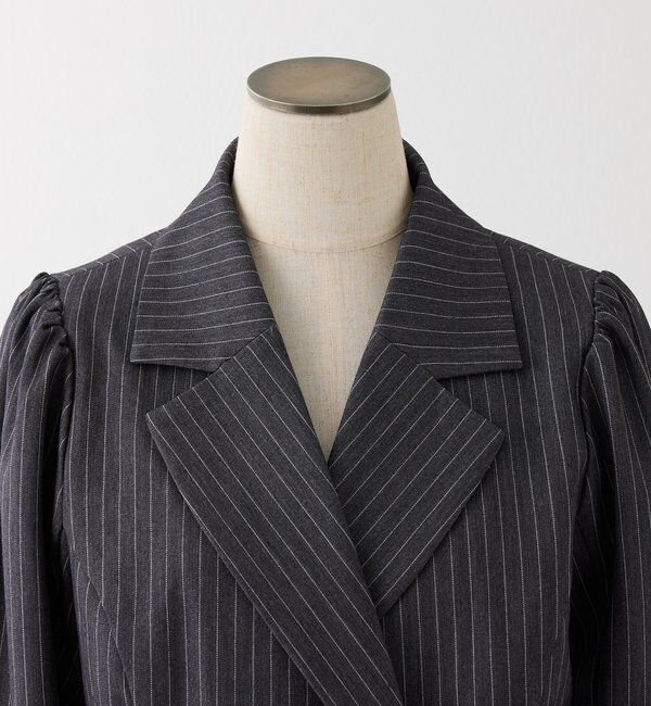  「後ろレースアップテーラードジャケット/SM展開」|ダウンベスト・ベスト|