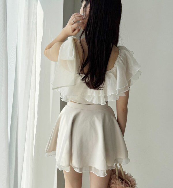  「swimwear/肩リボンワンショル(3点セット)」|その他|