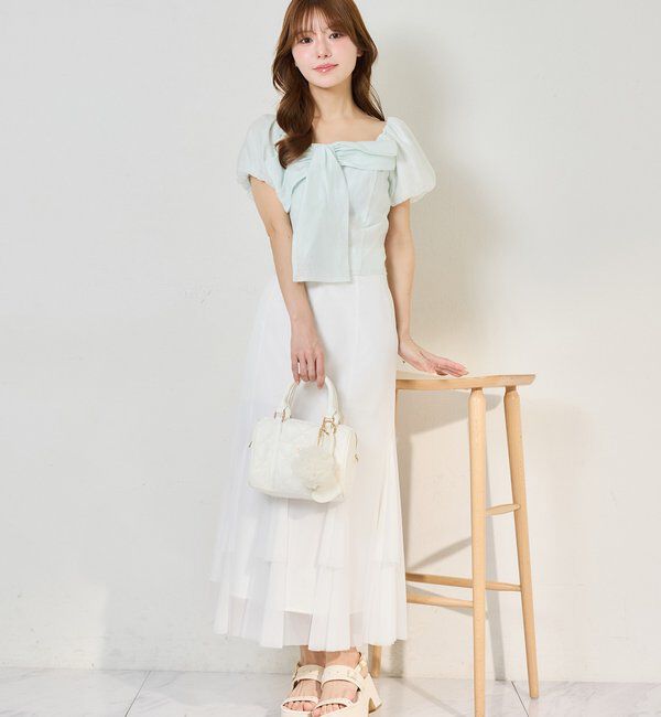  「ビジュー付キルティングソールサンダル」|その他|