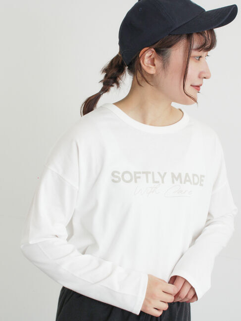 Samansa Mos2「柄アソートロゴロンT」|Tシャツ・カットソー|