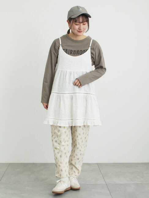 Samansa Mos2「柄アソートロゴロンT」|Tシャツ・カットソー|