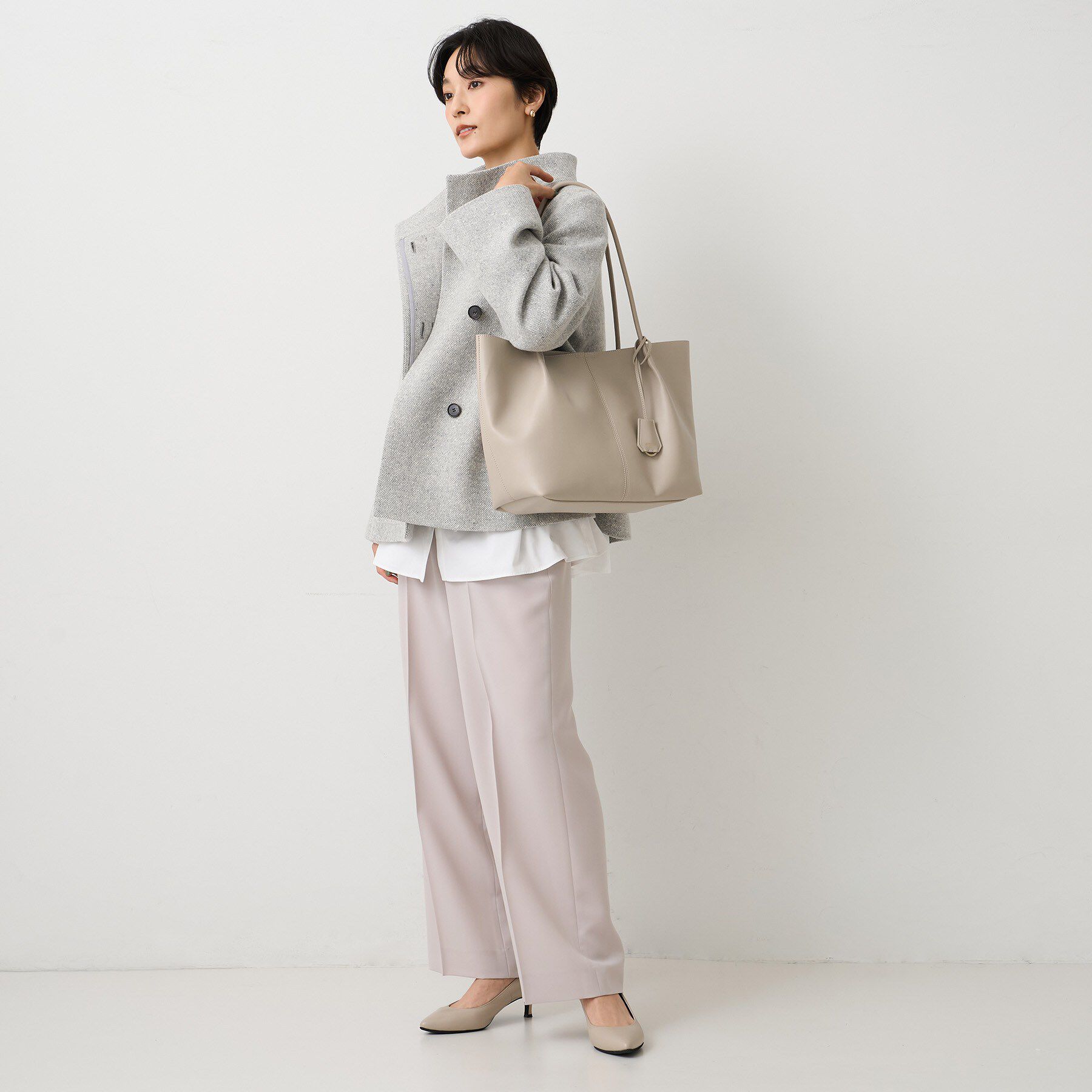 UNTITLED「スプリットレザートート」|トートバッグ|