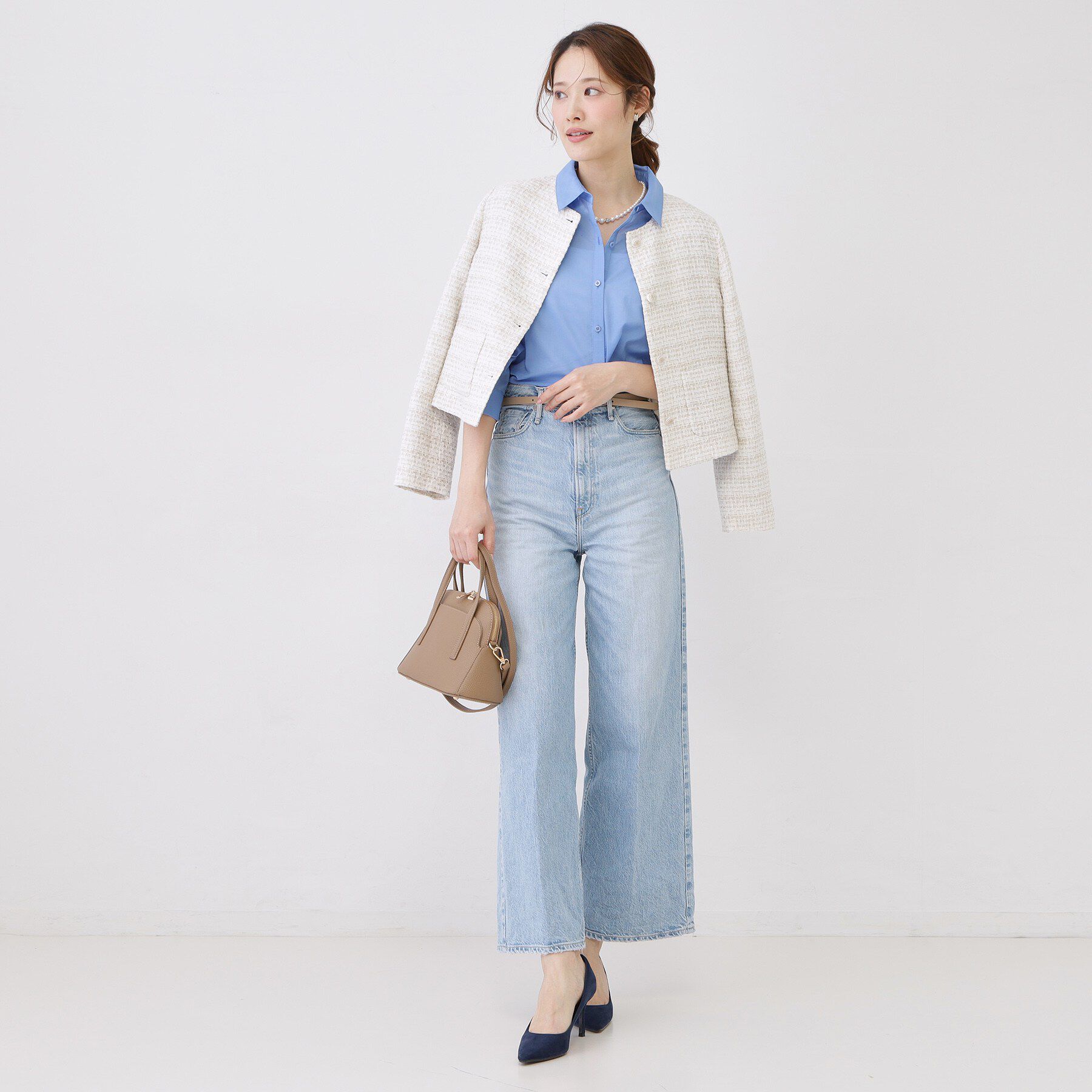 COUP DE CHANCE「【手洗い可／ソフトな風合い】シアーローンシャツ」|シャツ・ブラウス|