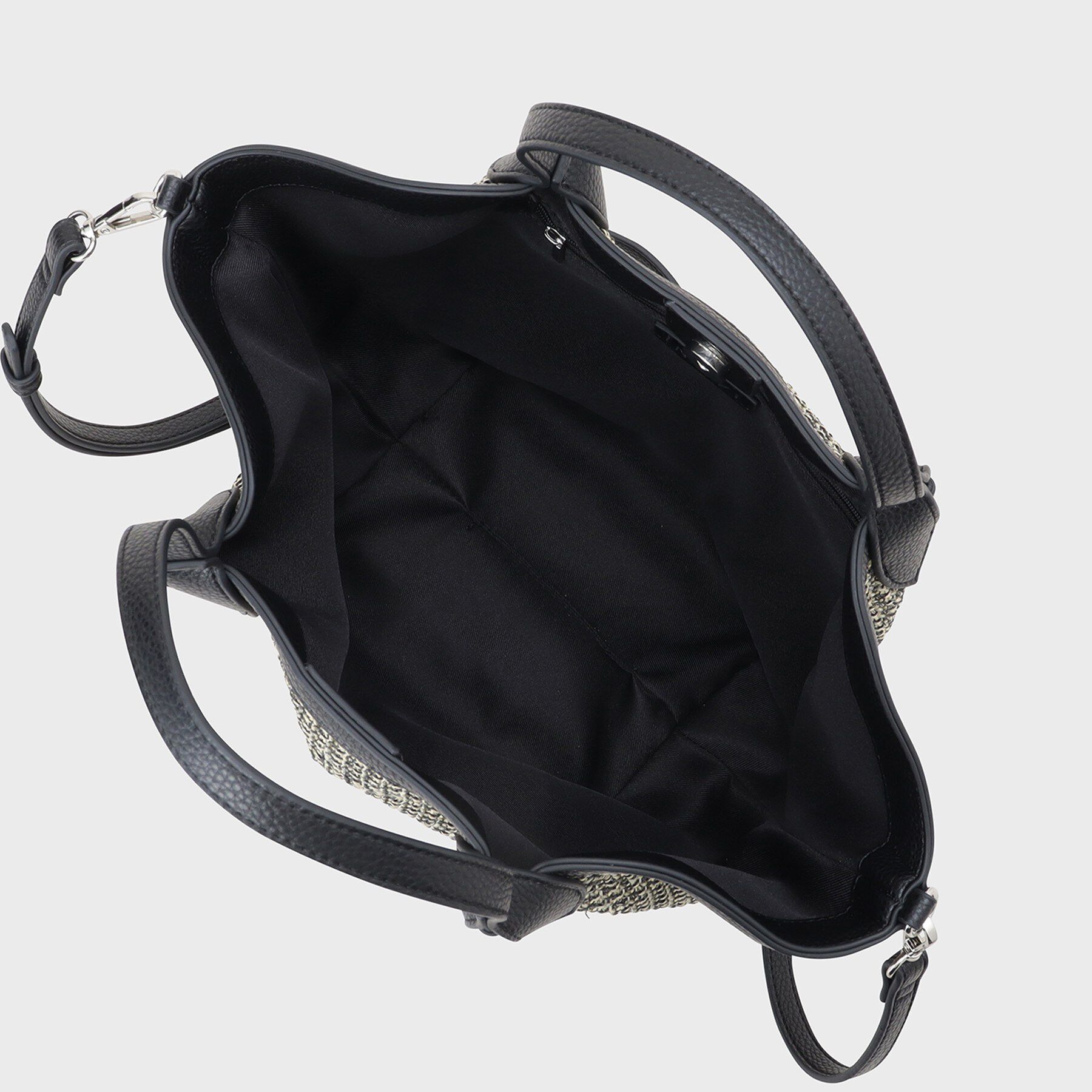 INDIVI「【2WAY】ペーパーミドルバッグ」|トートバッグ|