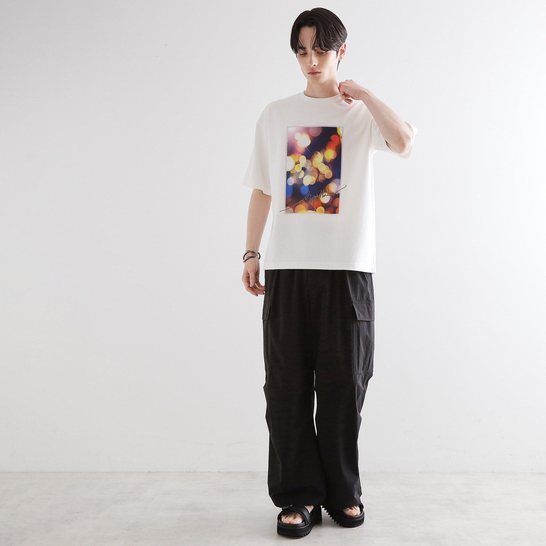 tk.TAKEO KIKUCHI「ハートグラフィックTシャツ」|Tシャツ・カットソー|