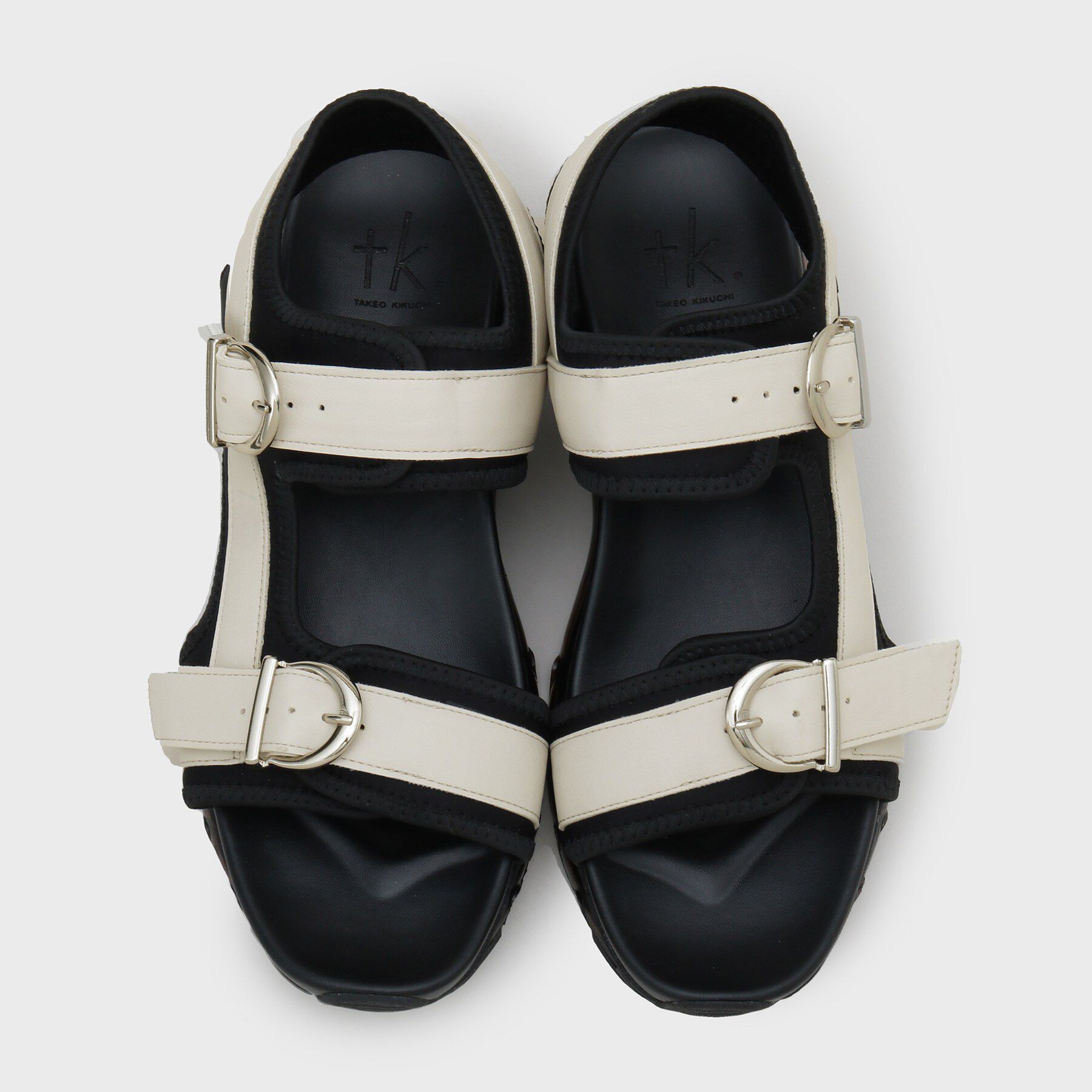 tk.TAKEO KIKUCHI「クリアソールダブルベルトサンダル」|サンダル|