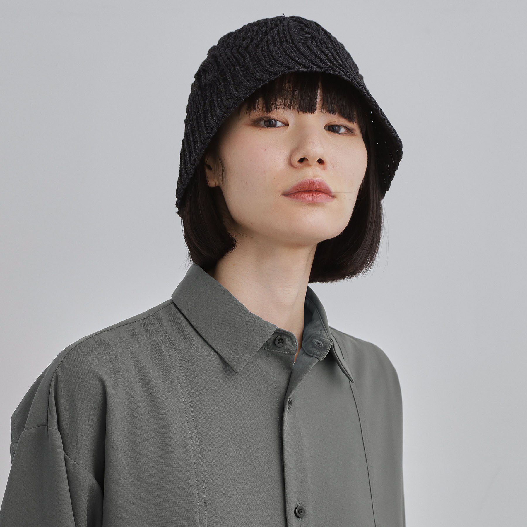 tk.TAKEO KIKUCHI「オープンワークバケットハット」|ハット|