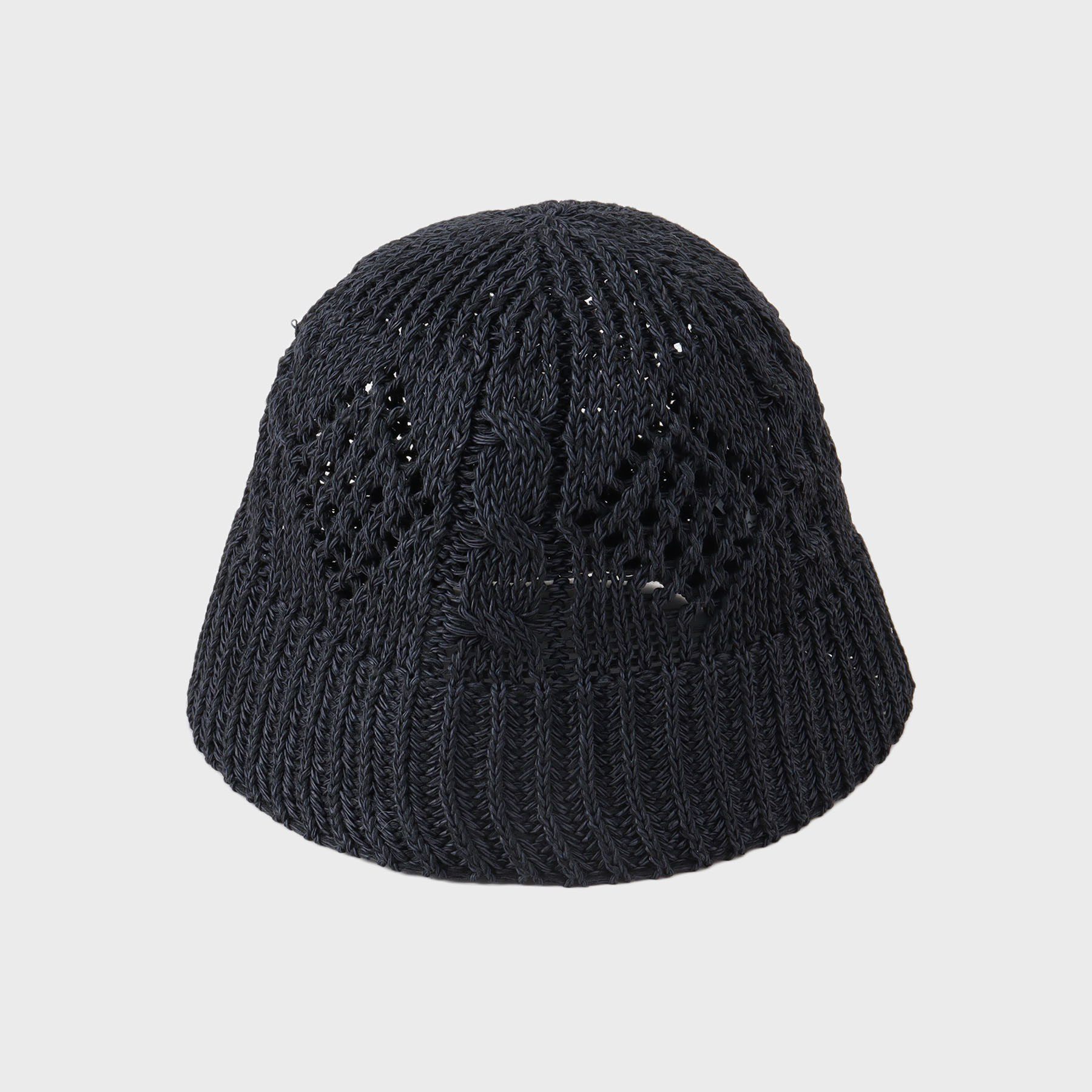 tk.TAKEO KIKUCHI「オープンワークバケットハット」|ハット|ブラック(019)