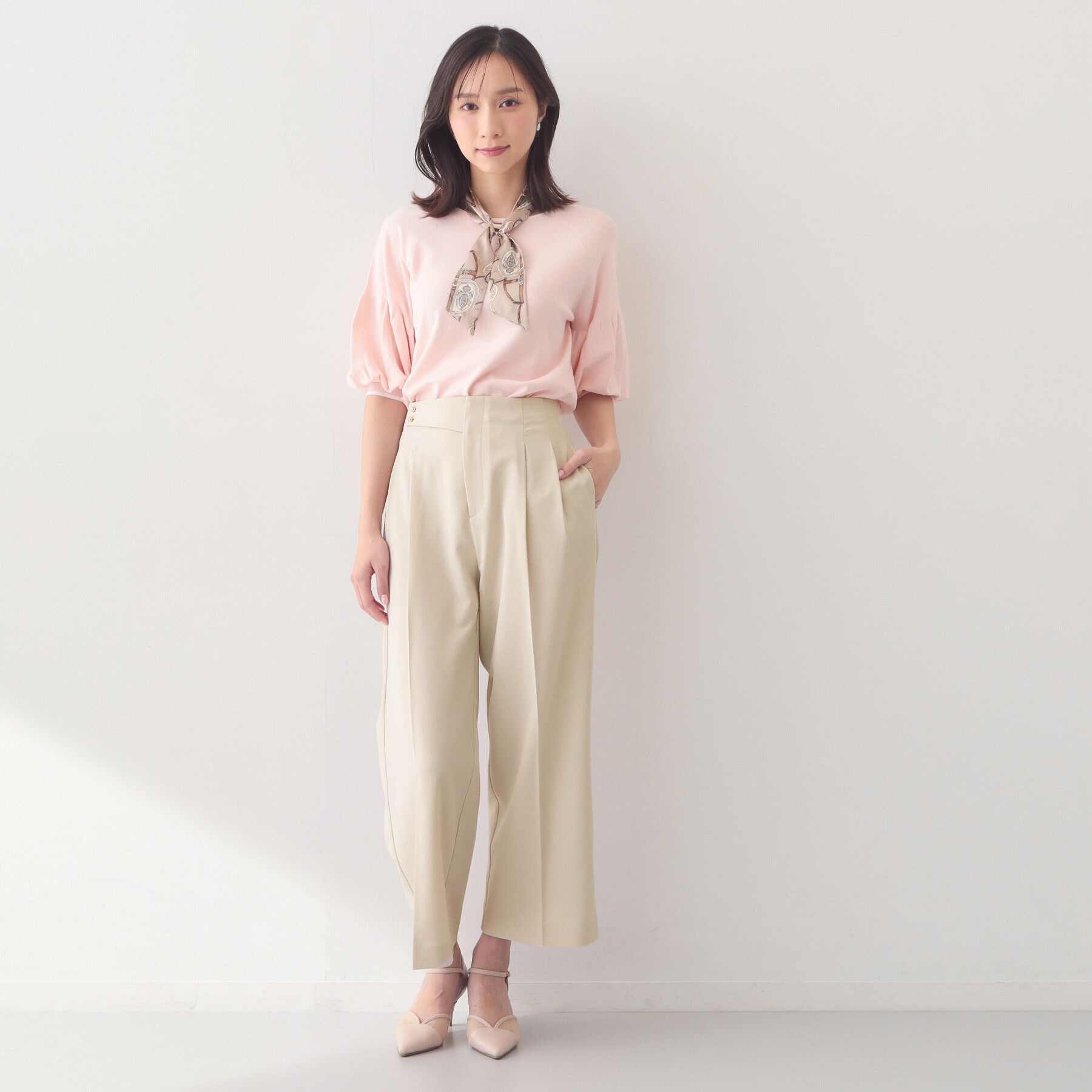 index「ストレッチ2タックワイドパンツ/セットアップ対応可【洗濯機OK/接触冷感/吸水速乾/防シワ】」|その他|