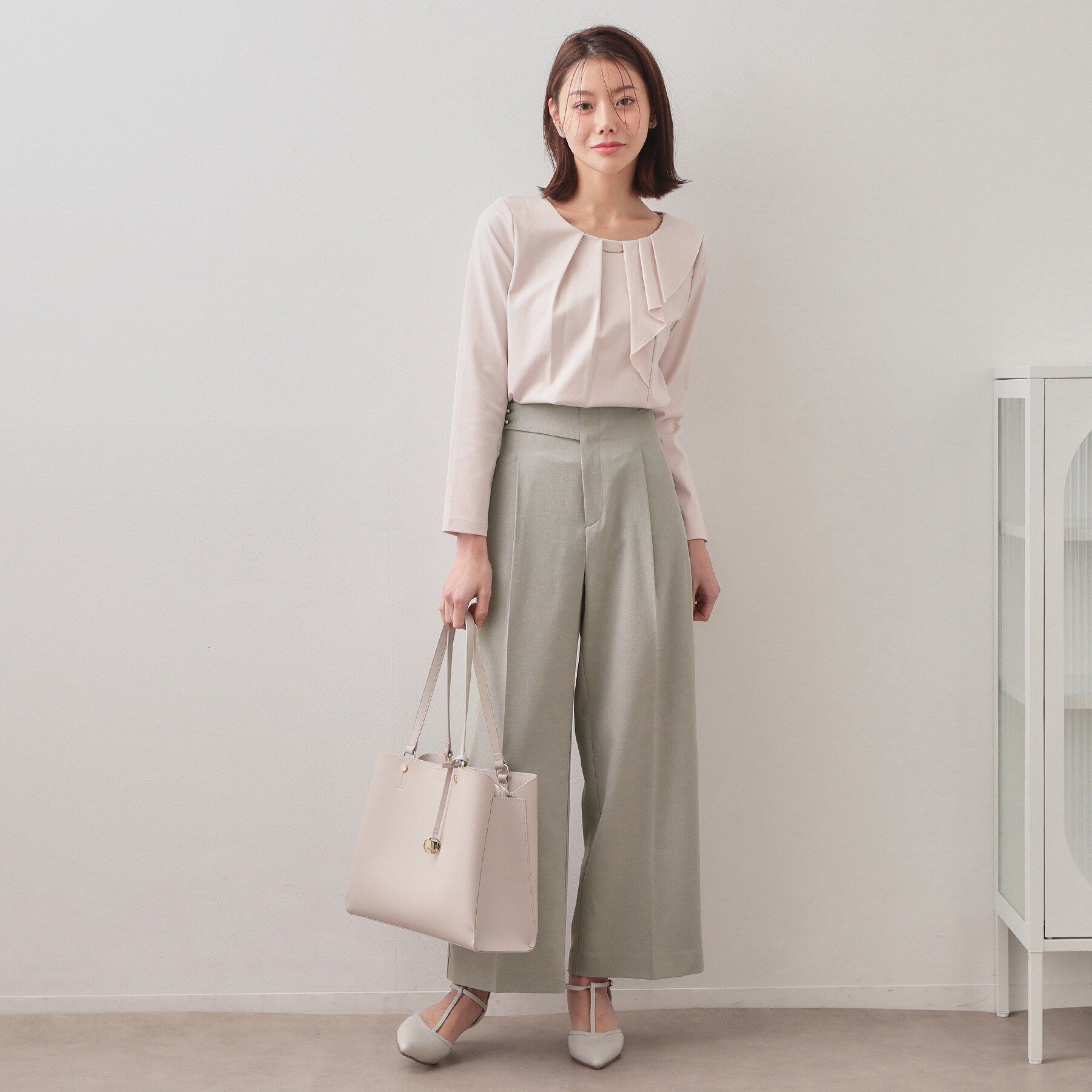 index「ストレッチ2タックワイドパンツ/セットアップ対応可【洗濯機OK/接触冷感/吸水速乾/防シワ】」|その他|