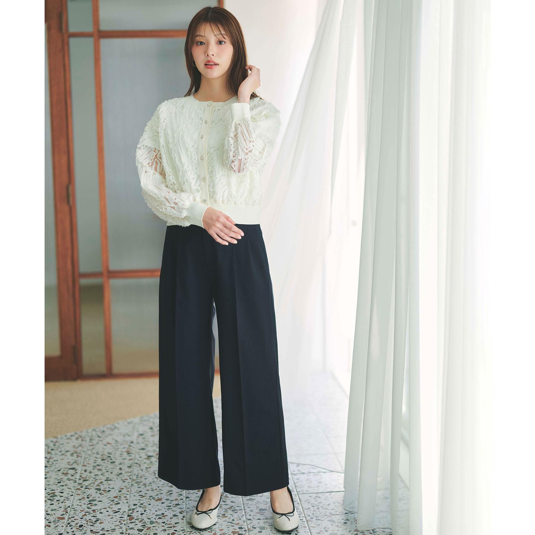 index「ストレッチ2タックワイドパンツ/セットアップ対応可【洗濯機OK/接触冷感/吸水速乾/防シワ】」|その他|