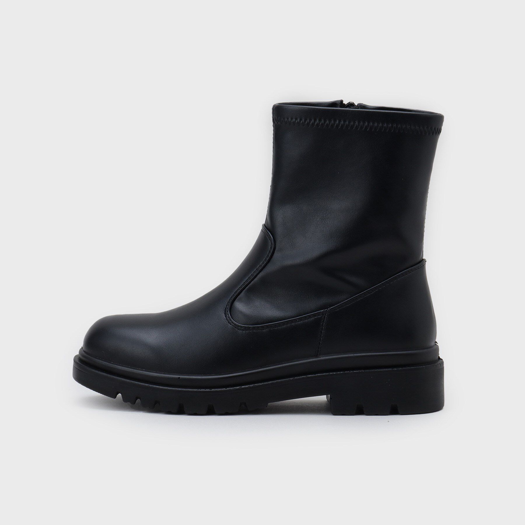 OPAQUE.CLIP「【生活防水】厚底タンクソールストレッチブーツ」|ショートブーツ|