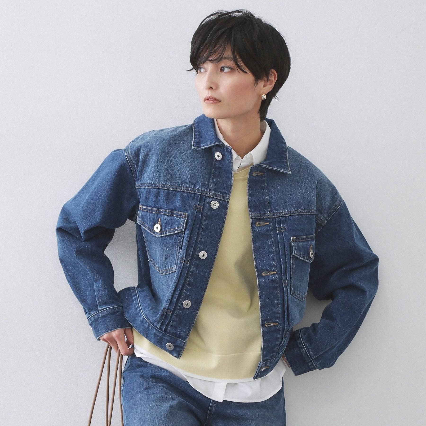OPAQUE.CLIP「デニムジャケット【洗濯機OK】」|デニムジャケット|