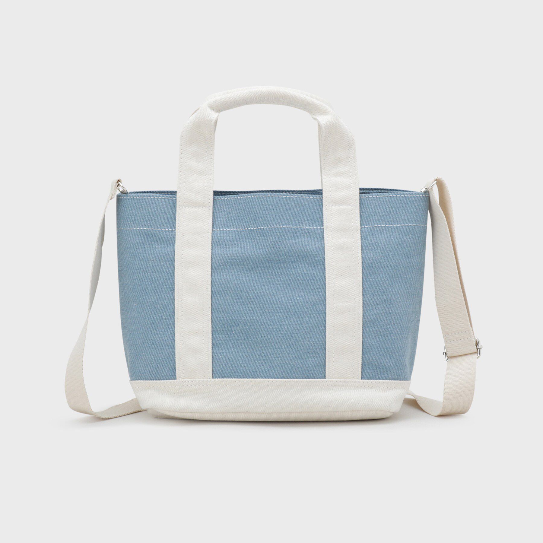 OPAQUE.CLIP「2WAYバイカラー帆布ミドルトート」|トートバッグ|