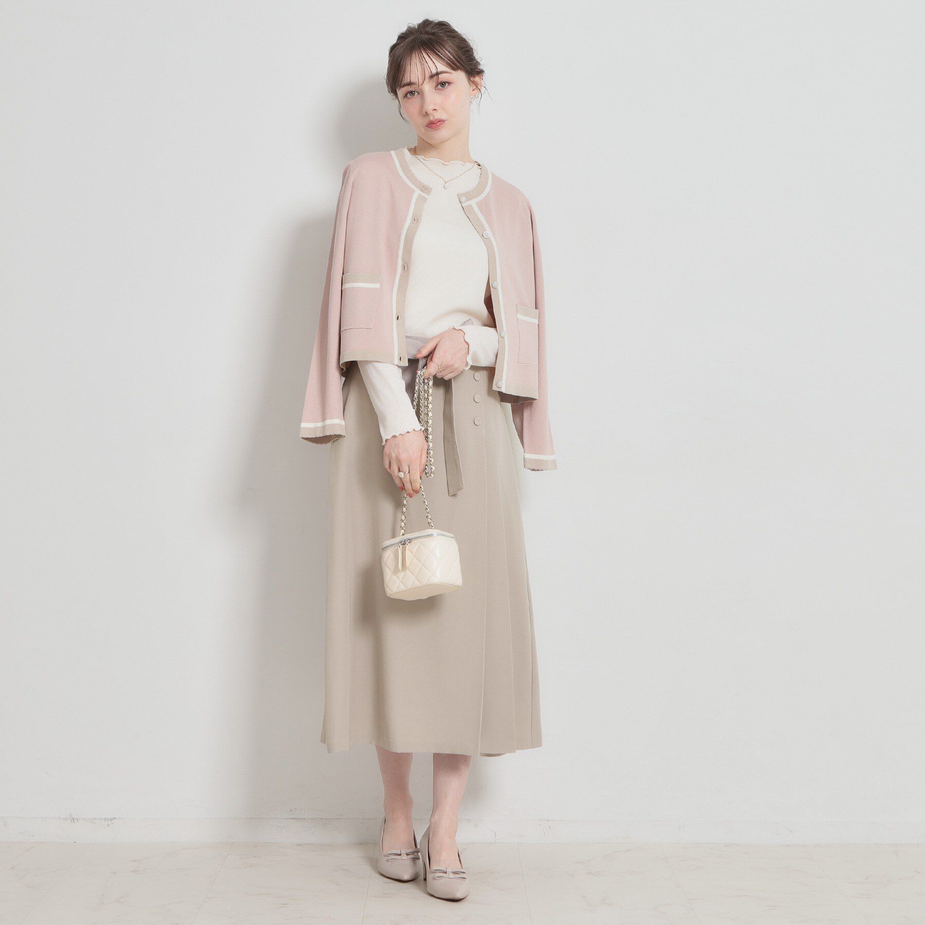 Couture broach「【洗える・通勤】サイドタック ナロースカート」|スカート|