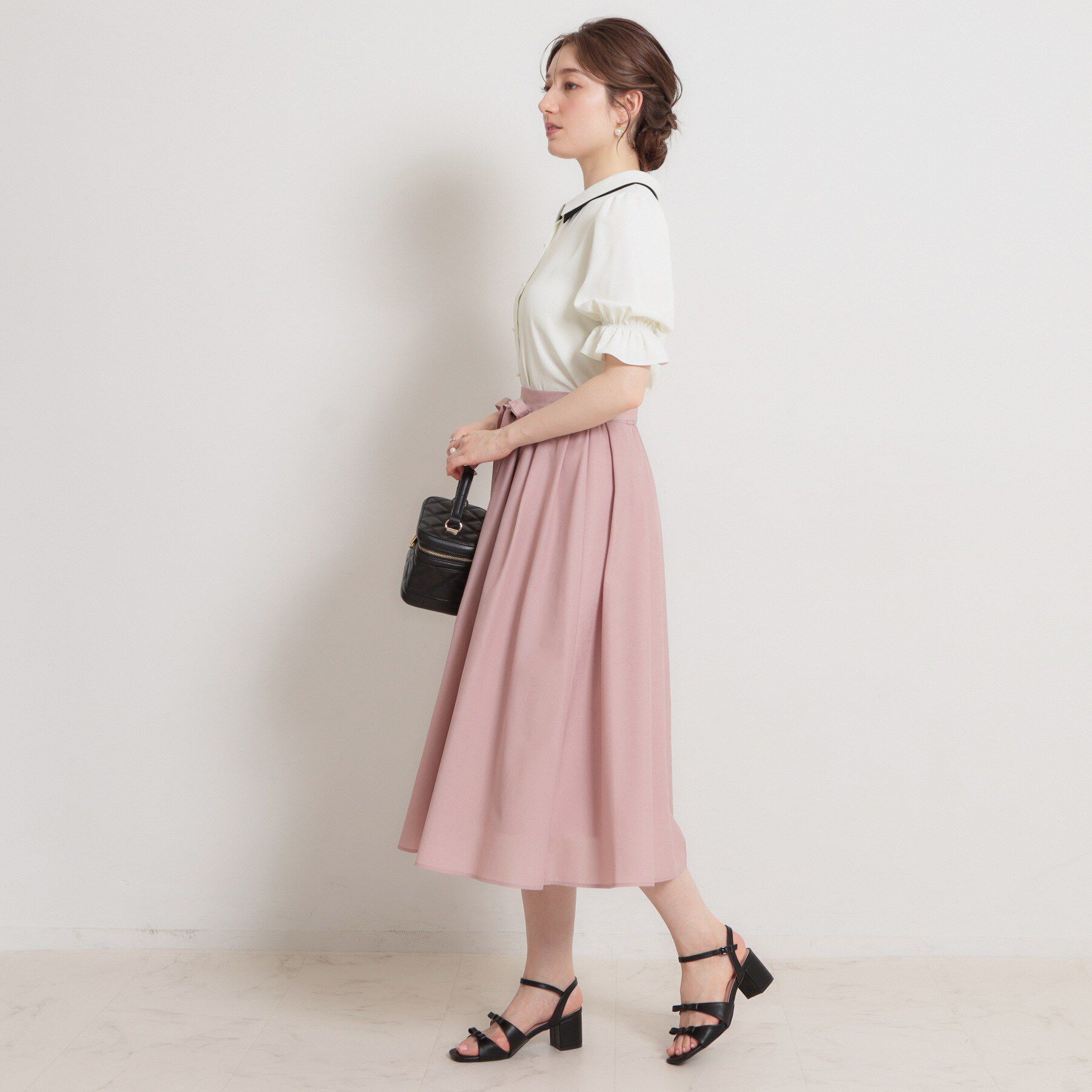 Couture broach「【通勤】ダブルカラー ブラウス」|シャツ・ブラウス|