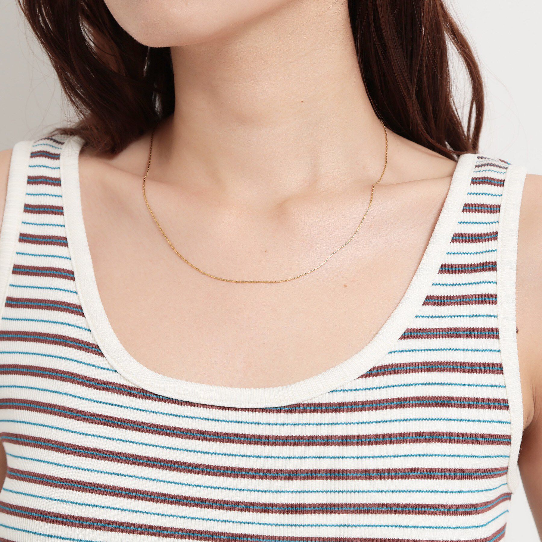 THE SHOP TK「ステンレス華奢ネックレス」|ネックレス|