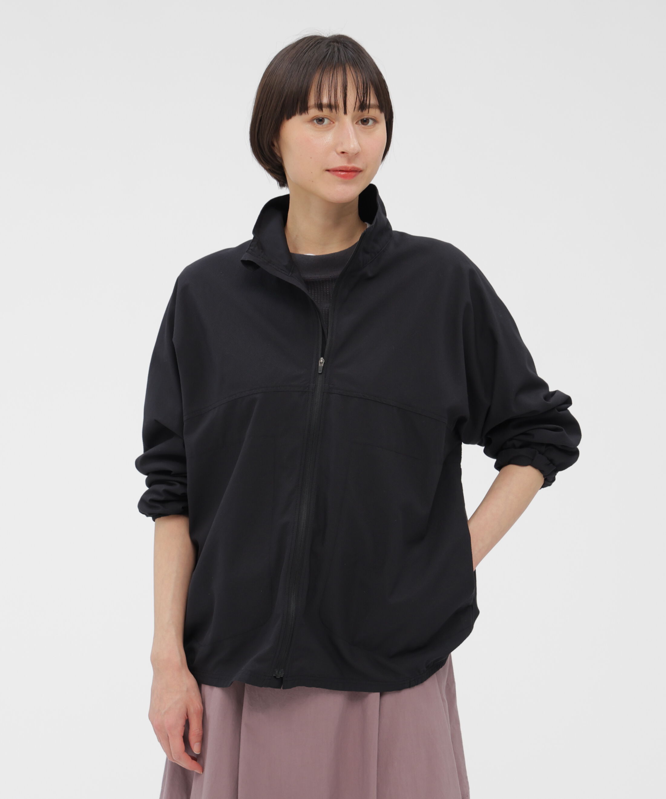 MHL.「COTTON NYLON RIPSTOP BLOUSON」|ブルゾン・スタジャン|BLACK