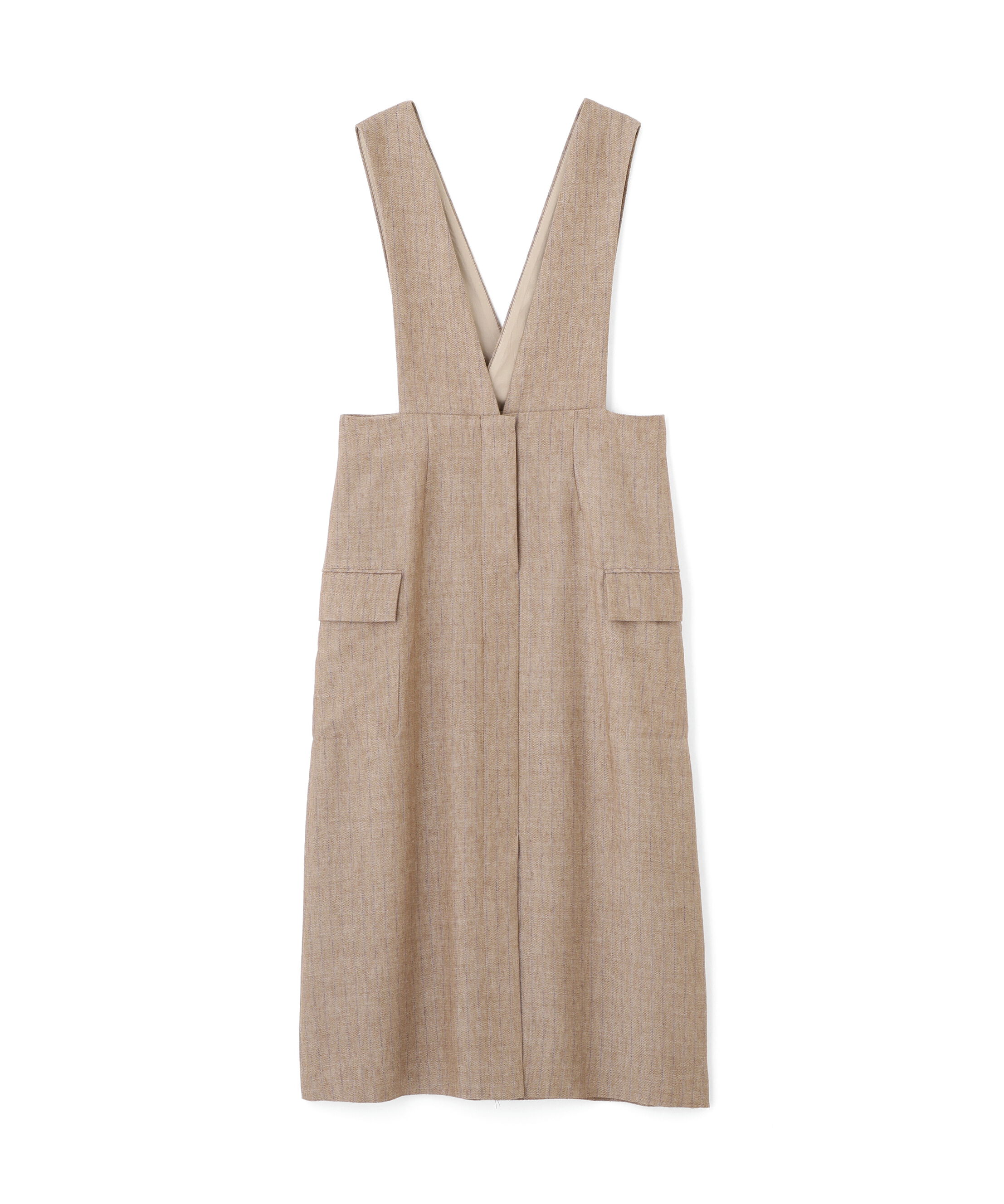  「◆ドライタッチリネン混ジャンスカ」|ワンピース|