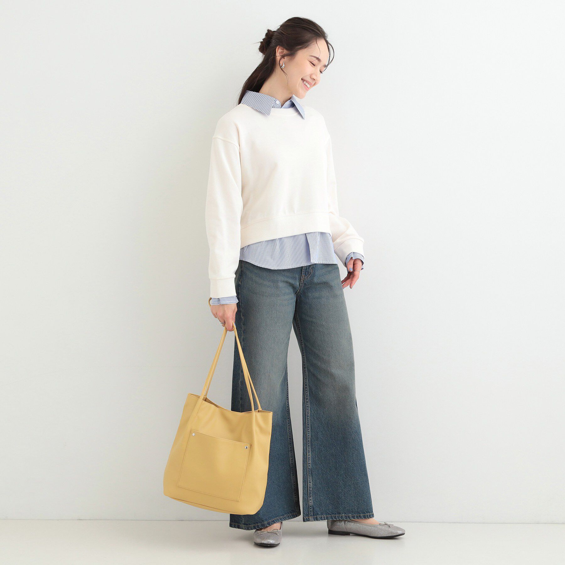 SHOO･LA･RUE「つまみハンドルトートバッグ」|トートバッグ|