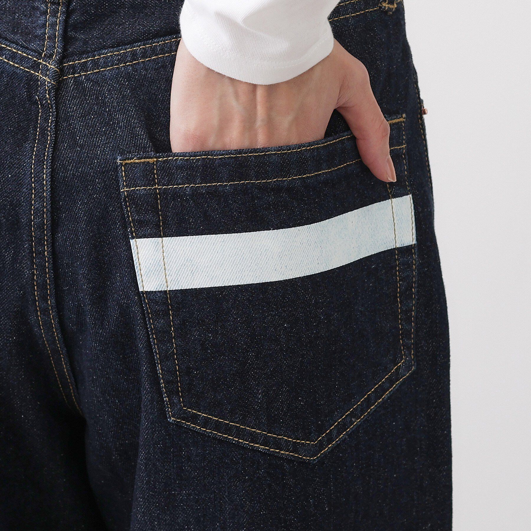 Dessin「【ユニセックス/洗える】ワイドシルエット12OZデニム」|デニム|