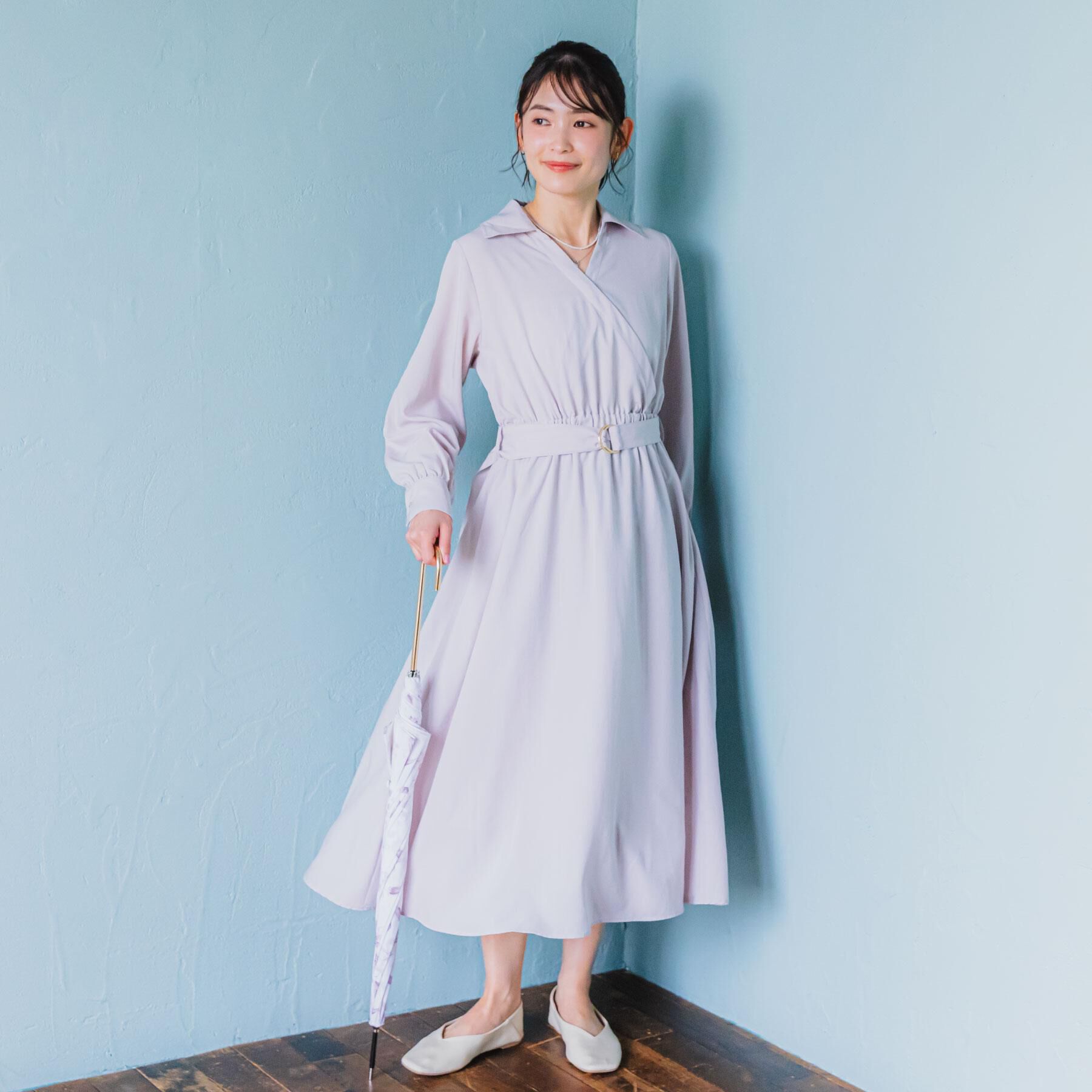 ITS&rsquo;DEMO「【UVケア／洗濯機OK】カシュクールワンピース」|ワンピース|