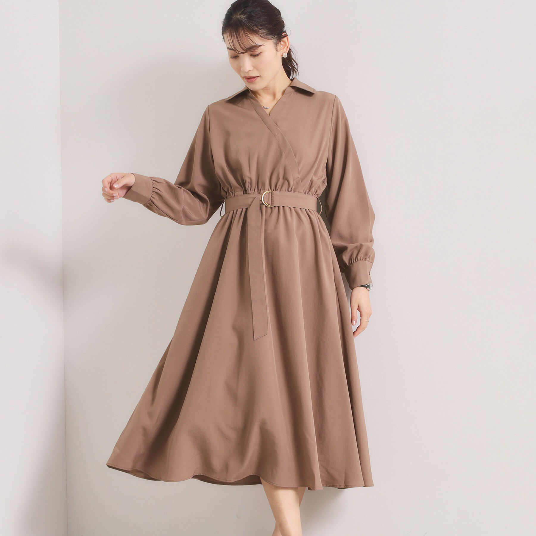 ITS&rsquo;DEMO「【UVケア／洗濯機OK】カシュクールワンピース」|ワンピース|