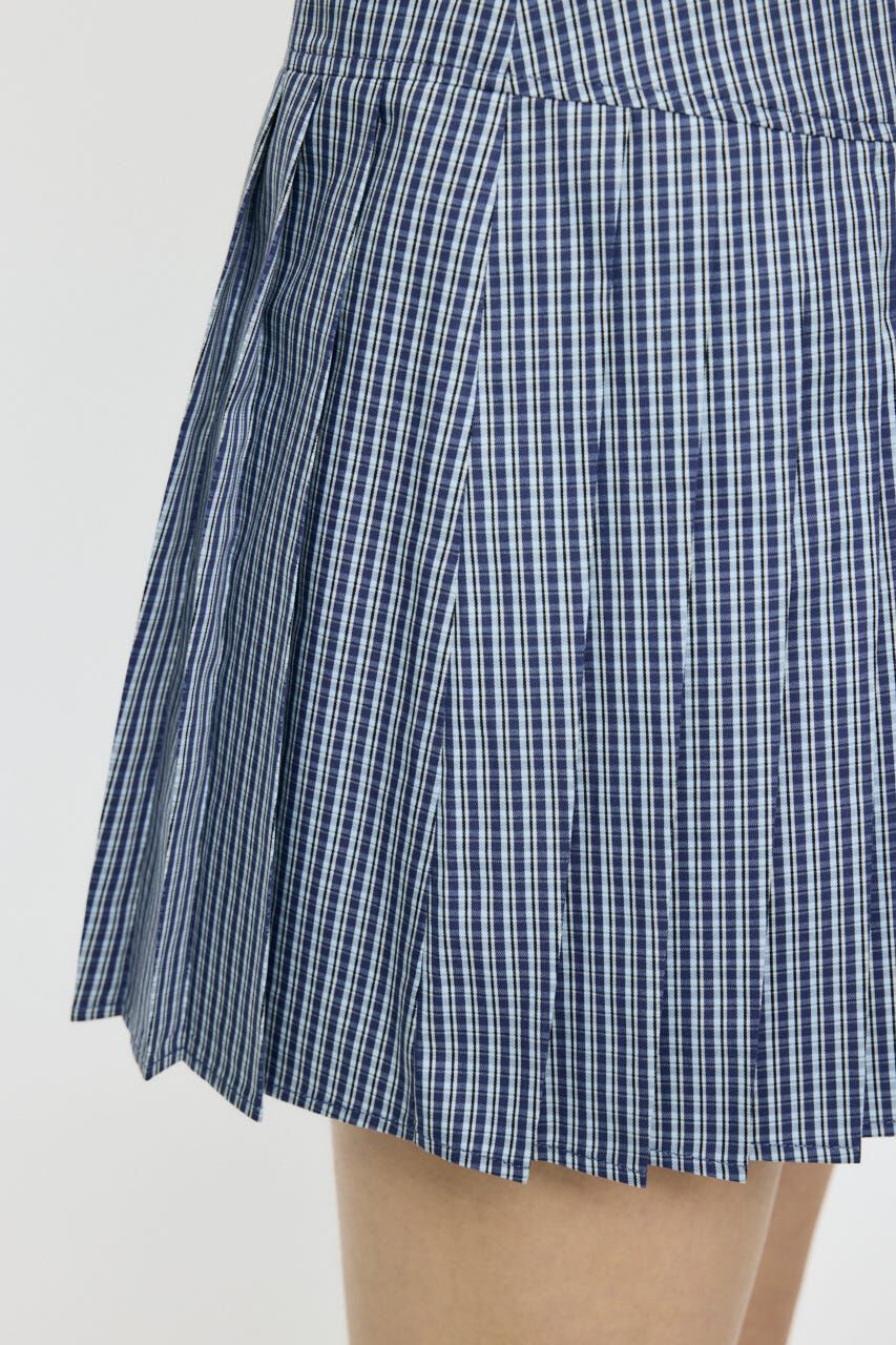 MOUSSY「PLEATED SHIRT MINI ドレス」|ワンピース|