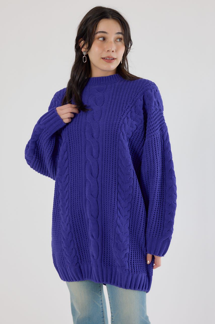 RODEO CROWNS「ケーブルモールニットワンピース」|ワンピース|PUR