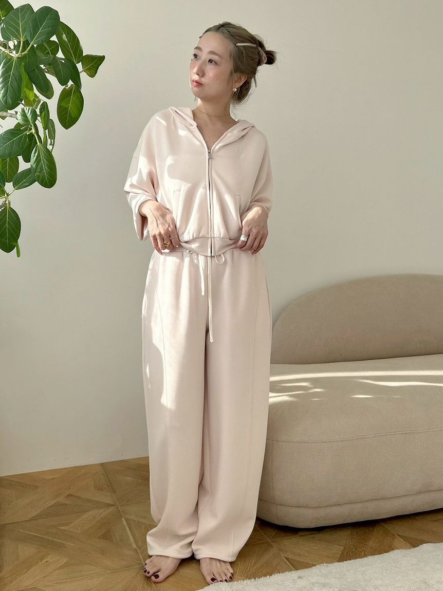 SNIDEL HOME「ボンディングスウェットパンツ」|ルームウェア|PNK